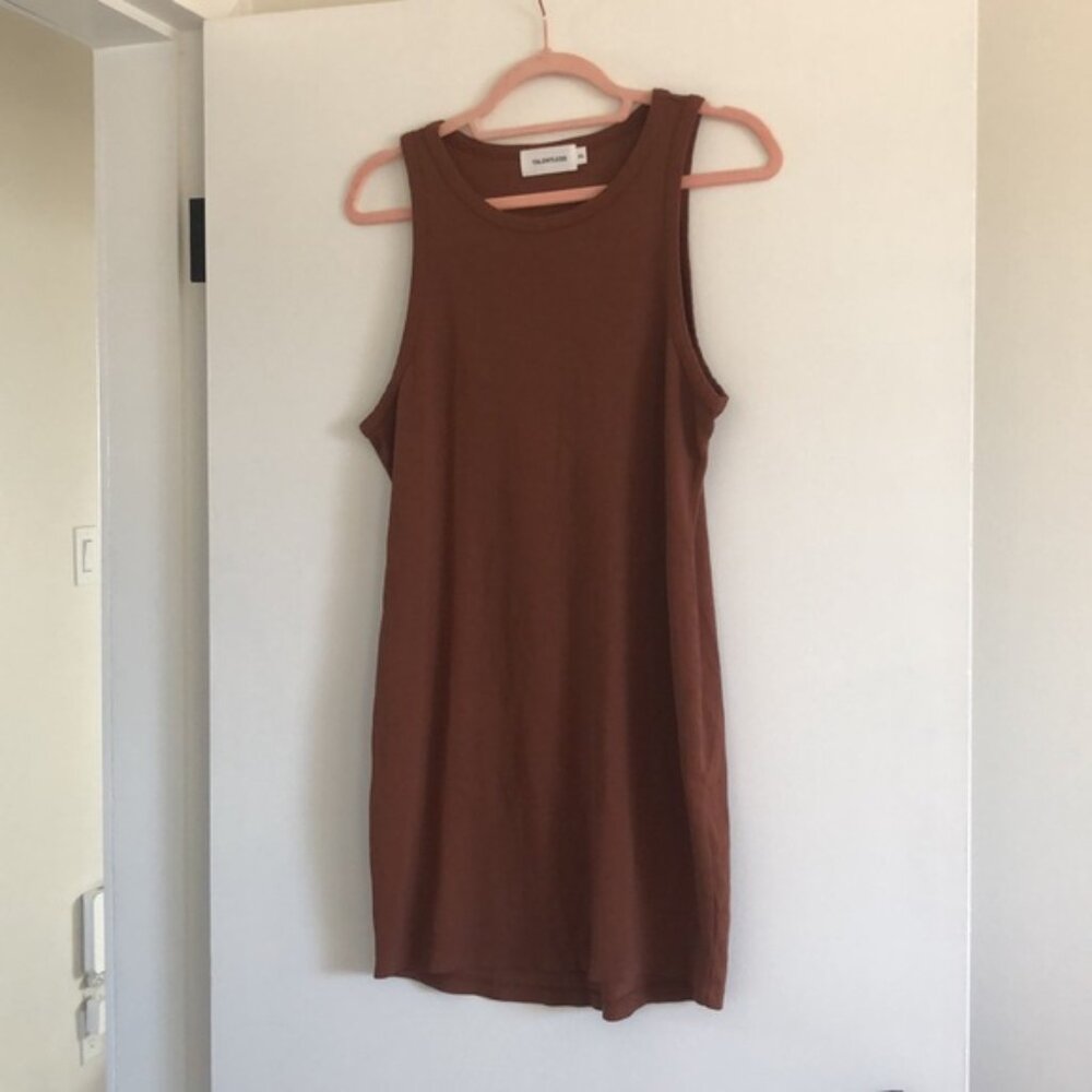 TALENTLESS Rib High Neck Contour Mini Dress - Picture 3 of 6